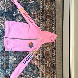 Kids Aviator Nation zip up sweatshirt